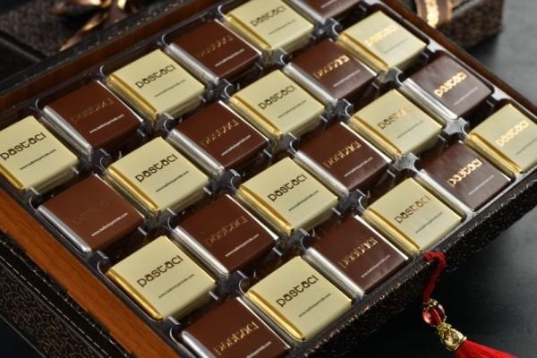 AHŞAP ÇEKMECE KAĞITLI MADLEN(BAKIR)